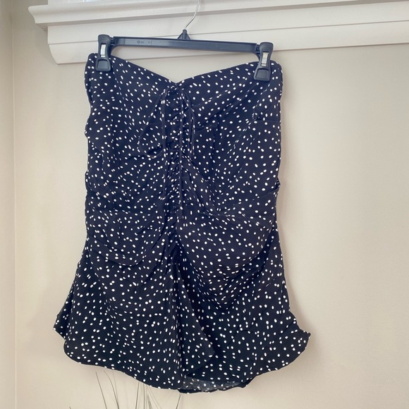 Zara gathered draw string polka dot skirt size M - Picture 9 of 9